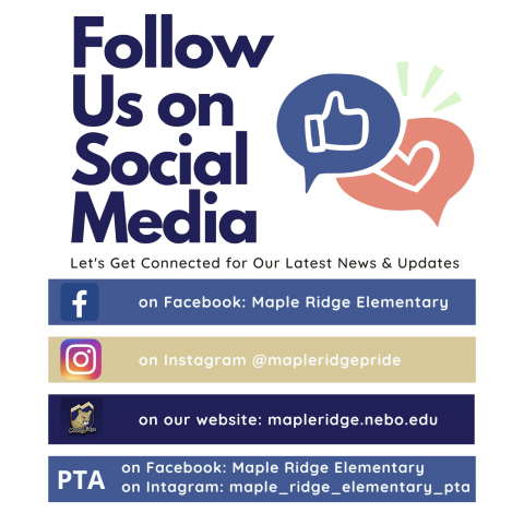 Follow us on social media: Facebook, Instagram, and our website.