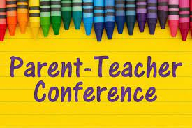Parent Teacher Conference Image with Crayons