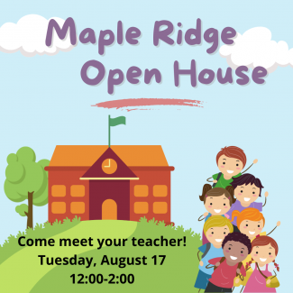 Open House Tuesday August 17