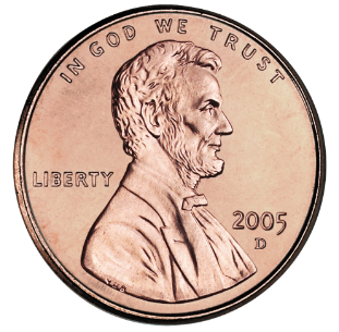 Picture of a penny.